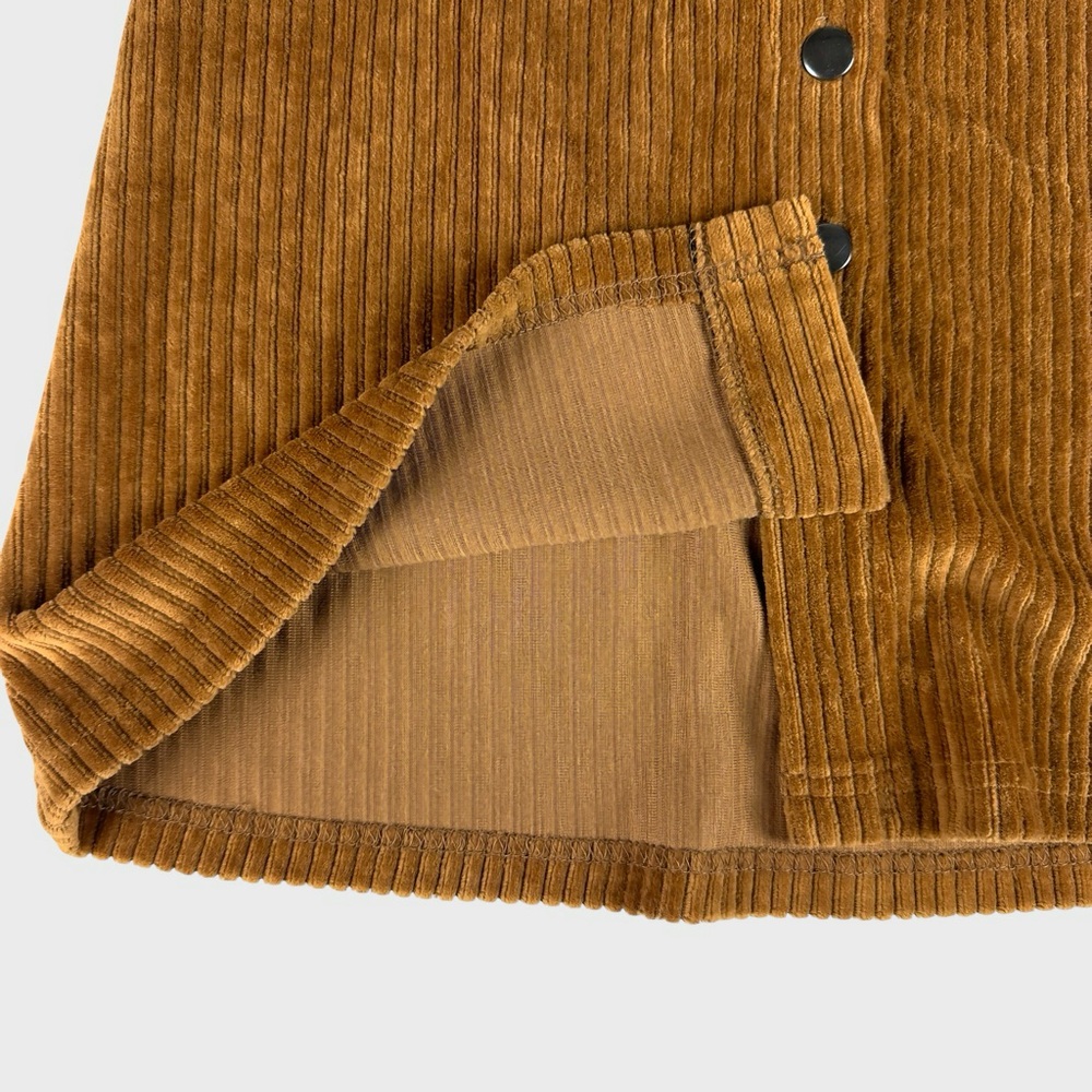 Twik for Simons Brown Corduroy Button-Down Dress - Picture 6 of 6
